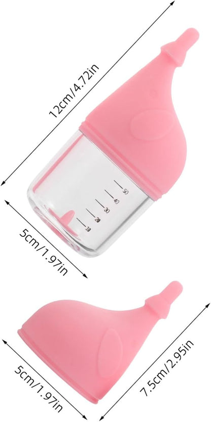 Kisangel Kitten Puppy Milk Feeder Bottle Soft Nipple Pet Nursing Bottle for Newborn Puppies and Kittens Animal Milk Feeding