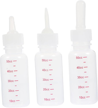 UPKOCH 3pcs Plastic Kitten Nursing Bottles Small Milk Bottles Dog Portable Nurser