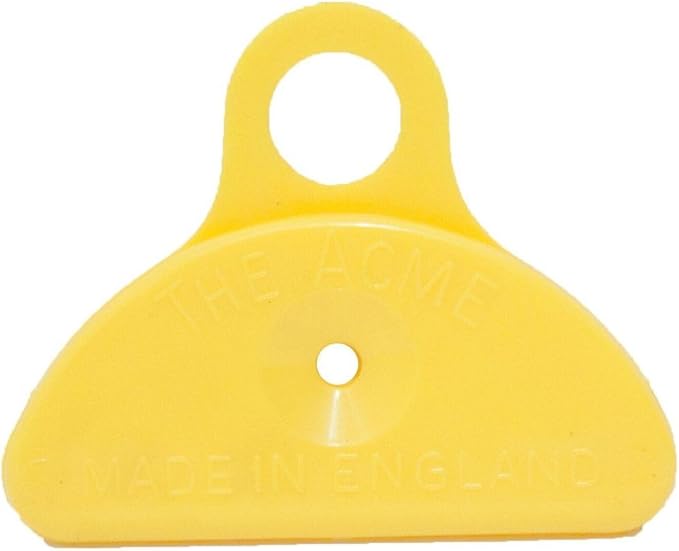 Genuine ACME No. 576 professional dog training shepherd's lip, in mouth, whistle. Quality crescendo of sound. Sheep trails and herding. 100 dBA. Designed and Made in the UK (Yellow)
