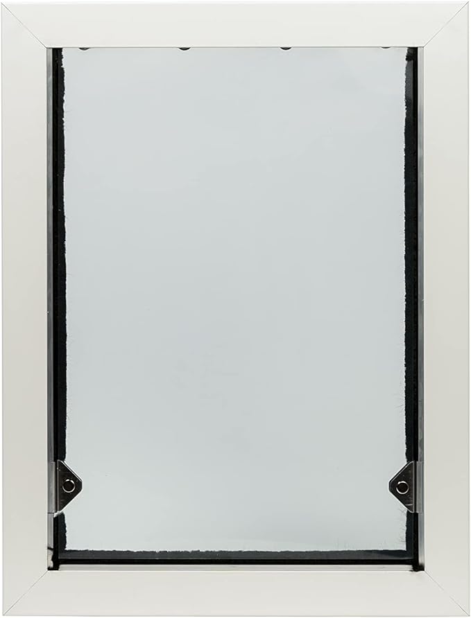 Security Boss Standard Wall Mounted Pet Door - Multiple Sizes, Custom Widths - Easy Wall Mount Installation - Durable Aluminum Frame - Weather-Tight Seal - Pet Door For Large Dogs and Small Cats Alike