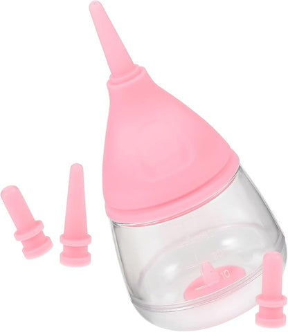 MERRYHAPY Silicone Nursing Bottle for Kitten Puppy Feeder Cat Dog Milk Replacer Animal Feeding Bottle