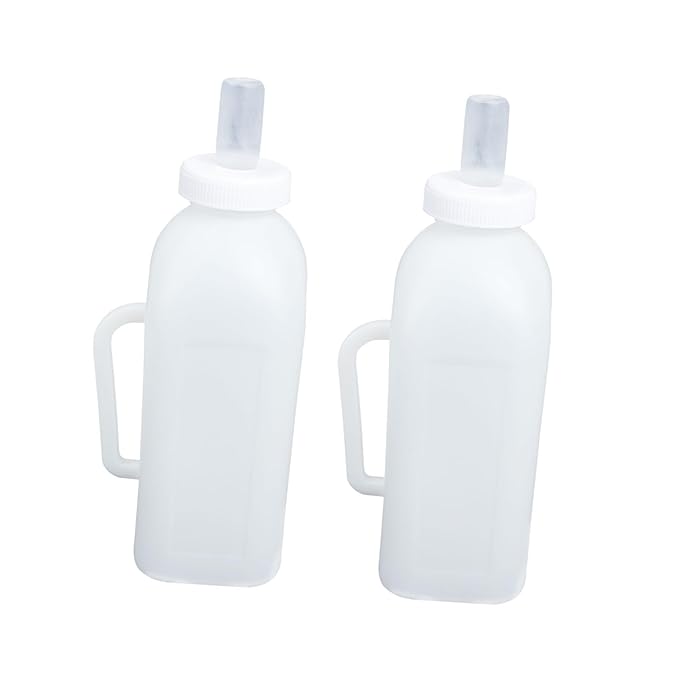 2pcs Calf Milk Bottle for Young Livestock Feeding Durable and Practical Nursing Bottle for Calves Lambs Puppies and Kittens Lightweight Easy to Clean Design