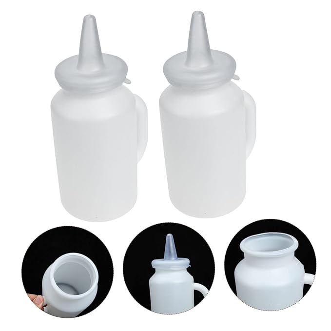 Mikikit 1.6L Calf Milk Bottle for Feeding Reliable Nursing Bottle Handle Suitable for Calves Lambs and Poultry