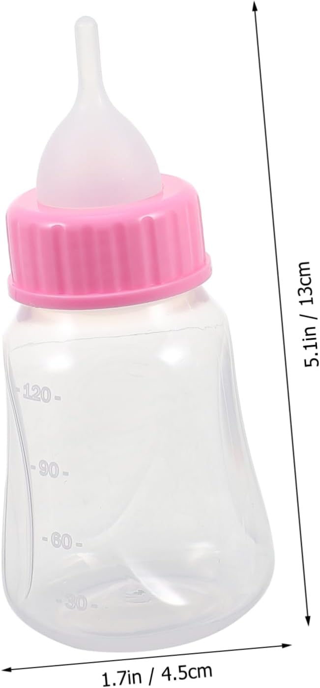 POPETPOP 2Pcs Kitten Nursing Bottles Puppy Milk Feeder with Scale Design Easy to Clean Suitable for Small Pets Colors for Feeding Kittens and Puppies