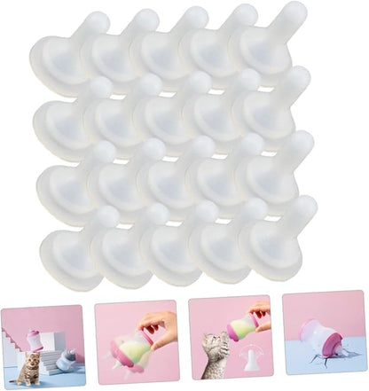 Sosoport 20pcs Puppy Teething Toys Kitten Supplies Kitten Nursing Bottle Spout Milk Bottle Accessories Cat Pacifier
