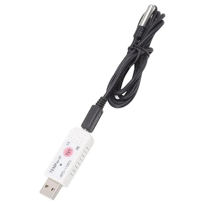 USB Temperature Humidity Meter PC Laptop USB Sensor Thermometer Temper Curve Display The Actual Time Temperature is Converted Right Into a Curve and Huge Variety of