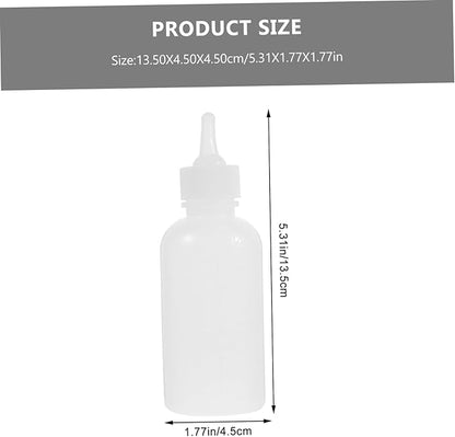 4pcs Silicone Pet Nursing Bottles for Kitten Formula Milk Replacer Easy Clean Reusable Cat Bottle Caps