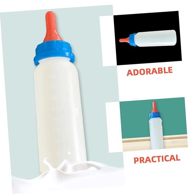 YARNOW 4pcs Piggy Bottles for Newborns Newborn Bottles Feeding Kits for Lamb Milk Pet Feeding for Kitten Bunny Milk Piglet