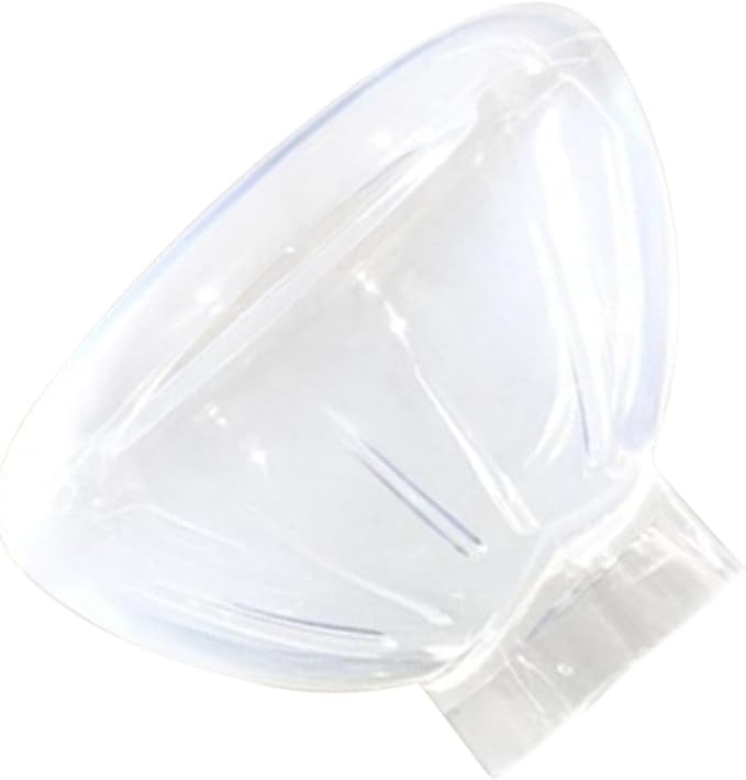 Pet Masque for Dogs Cats - Veterinary Inhalation | Adjustable Soft Transparent Chamber with Tube Connector, Animal Respiratory Health Care Tool 6.89x2.76x2.76 in