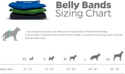 Pet Parents Washable Belly Bands for Dogs (3pack) + Extendrs Durable Dog Diapers & Wraps (X-Small, Gentlemen)