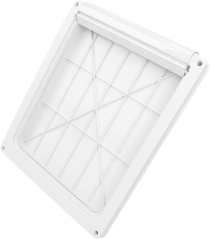 Focket Dog Door, High Strength Large Dog Door Weatherproof Pet with Transparent Flap for Stairs Doorways House (L)