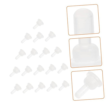 GANAZONO 40pcs Pet Nursing Supplies Silicone Bunny Pacifiers Soft Nipples for Puppy Milk Newborn Bottle Nipples