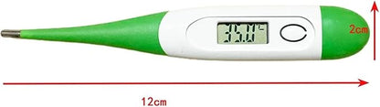 Digital Thermometer for Pets - Soft Head Veterinary Thermometer for Dogs and Cats(Green)