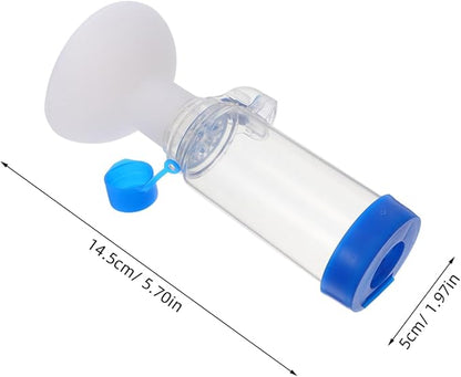 VICASKY Pet Aerosol Mask with Breathing Animal Shaped Chamber for Cats and Dogs Comfortable Fit for Home and Pet Hospitals Alleviates Coughing and Improves Breathing