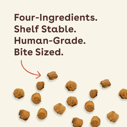Pupford Training Treats for Dogs & Puppies, 500+ Four Ingredient Bites (Peanut Butter, 10 oz)