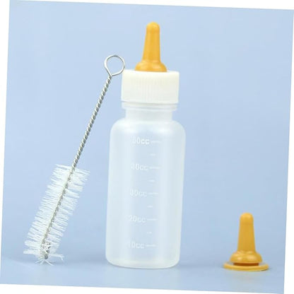 ibasenice 3pcs Dog Cat Feeder Bottle Silicone Milk Bottle for Kitten Puppy Nursing