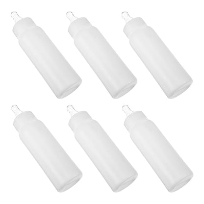POPETPOP 6 Pack 250ml Pet Bottle Feeder Milk Replacer for Lambs Calves Puppies Design