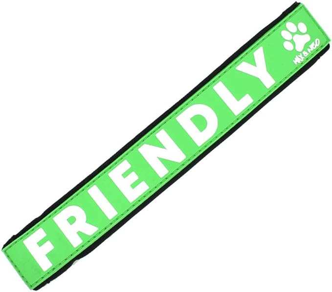Max and Neo Leash Sleeves Friendly - We Donate 1 for 1 to Dog Rescues for Every Product Sold (2 Sleeves, Friendly)