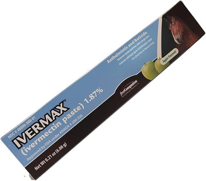 Ivermax Apple Flavored Ivermectin Equine Paste Dewormer - 2 Pack