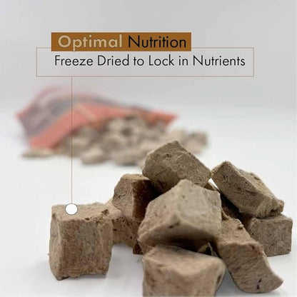 Freeze Dried Premium Training Treats for Dogs, All Natural Pure Beef Liver, Low Calorie, No Additives or Preservatives, Made in USA, 60 Count (16 Oz)