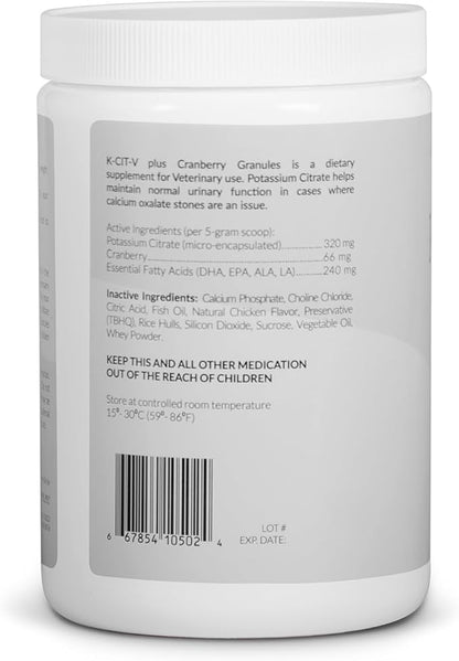 K-CIT-V Plus Cranberry 300 gm Granules for Dogs and Cats (Pack of 2)