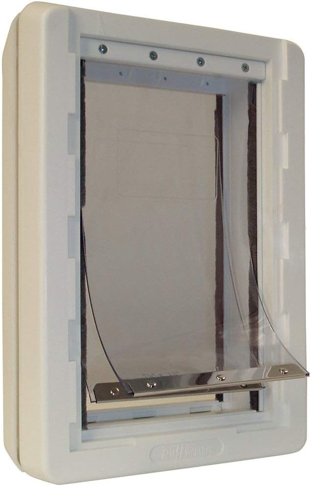 IDEAL PET PRODUCTS Since 1979 Perfect Pet The All-Weather Energy Efficient Dog Door, Small, 5" x 9.25" Flap Size
