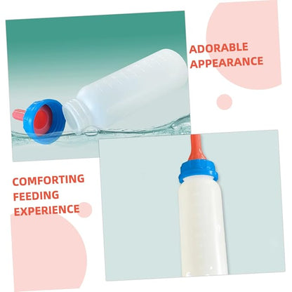 YARNOW 4pcs Piggy Bottles for Newborns Newborn Bottles Feeding Kits for Lamb Milk Pet Feeding for Kitten Bunny Milk Piglet