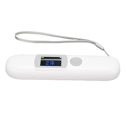 Microchip Scanner, ABS Pet Microchip Tag Reader with Color Screen, Temperature Monitoring & Realtime Data Sync for Dogs and Cats