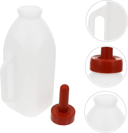 BESPORTBLE Livestock Milk Bottle for Puppies and Kittens Durable Pet Nursing Bottle with Food-Grade Teat Lightweight and Portable for Animals
