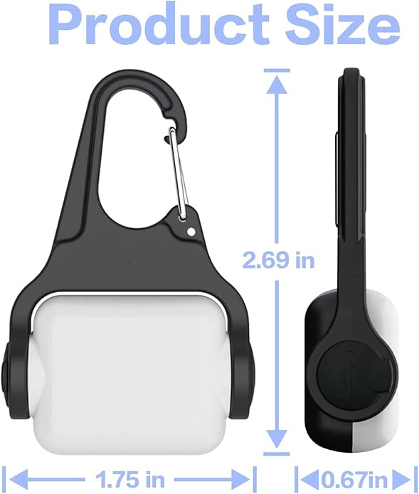 Dog Lights for Night Walking, Clip on Dog Collar Light - 3 Modes, USB-C Rechargeable, IP65 Waterproof, LED Safety Light for Running, Camping, Climbing, Bike