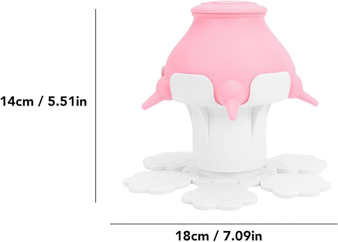 Haofy Leakproof Puppy and Kitten Milk Feeder Bottle with Detachable Silicone Nipple for Newborn Pets, Suction Cup Included