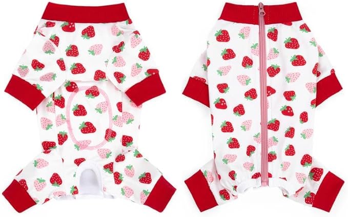 Dog Surgery Recovery Suit, Dog Onesie for Surgery Female Male Dogs, Dogs Pajamas Long Sleeve, Small Dogs Onesie, Abdominal Wound Bandages Surgical Suit, Cat Recovery Suit for Shedding Skin Disease