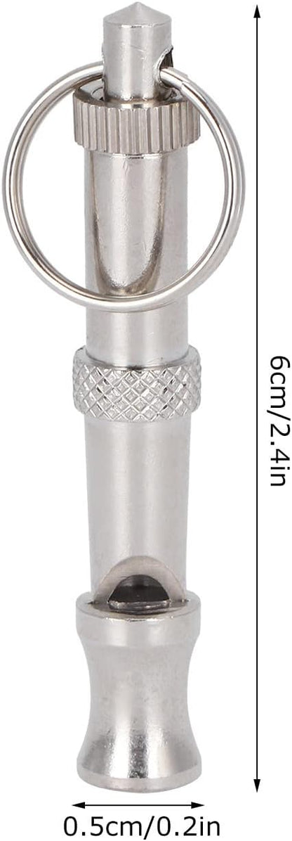 HEEPDD 2Pcs Dog Whistles, Stainless Steel Ultrasonic Whistle for Dog Pigeons Doves Training and Behavior Aids