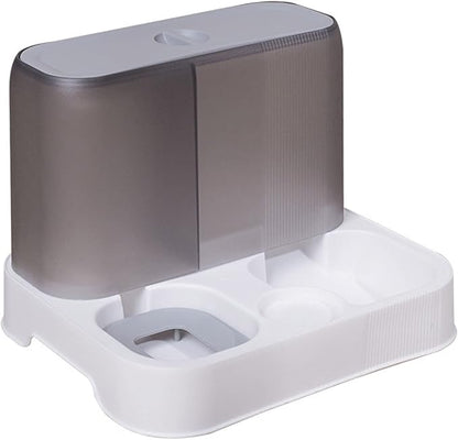 Practical Dogs Water Food Bowl Dispenser for Pet Lovely 2 in 1 Feeder Container Dispenser