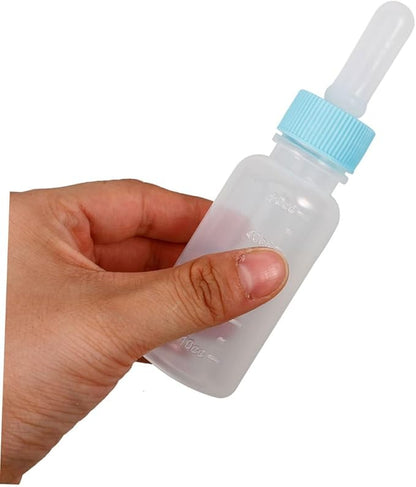 Levemolo 2pcs Kitten Weaning Bottles Goat Milk Feeder for Puppies and Small Animals Convenient Nursing Bottle for Newborn Pets for Pet Care