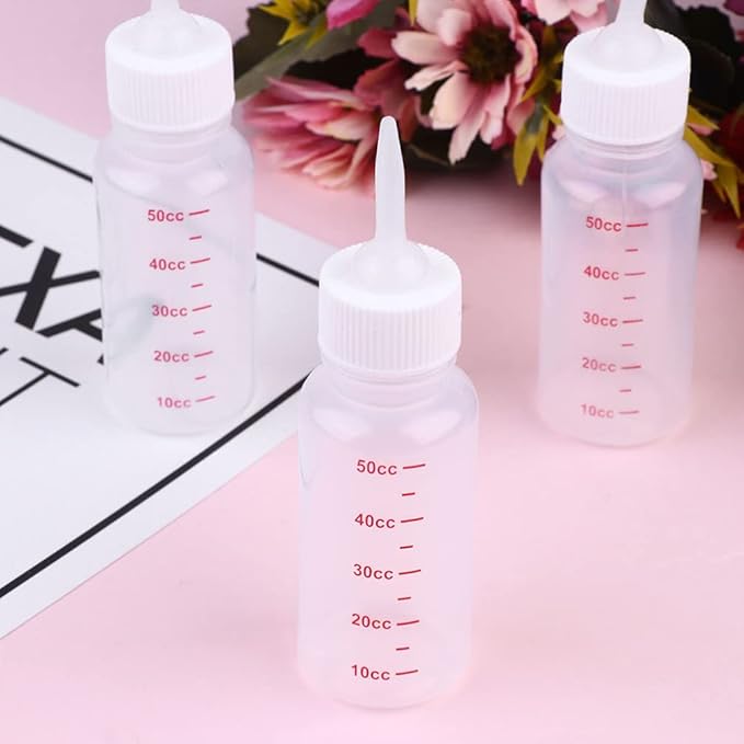 Pet Dog Feeding Bottle: 8Pcs Cat Puppy Small Pets Milk Feeders Medicine Feeding Containers Mini Small Animals Feeding Tools