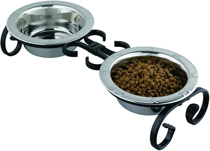 QT Dog - Mini Black Classic Wrought Iron Diner - 1 Quart, 4" Inch