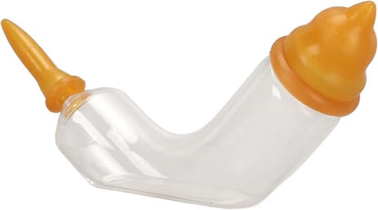 Pet Nursing Bottle, 10ml Glass Adjustable Arc Design Newborn Pet Milk Feeder, Ergonomic Pet Milk Feeding Bottle for Kitten, Puppy, Hamster