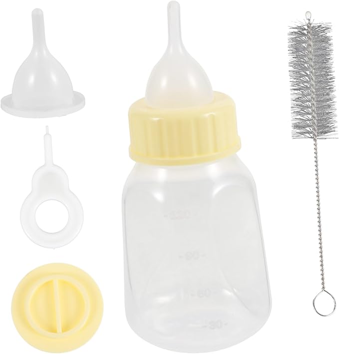 Kitten Puppy Pet Nursing Bottle Dog Kitten Feeder Bottle Set for Newborn Pets