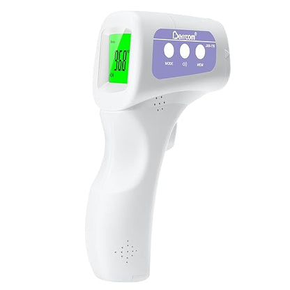 Berrcom Non-Contact Infrared Forehead Thermometer, 3-in-1 Digital Fever Check Temperature Gun for Baby Infant Kids Adults, Fast Accurate - Purple