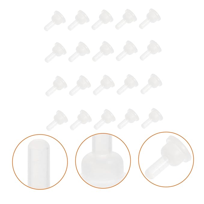 GANAZONO 40pcs Pet Nursing Supplies Silicone Bunny Pacifiers Soft Nipples for Puppy Milk Newborn Bottle Nipples