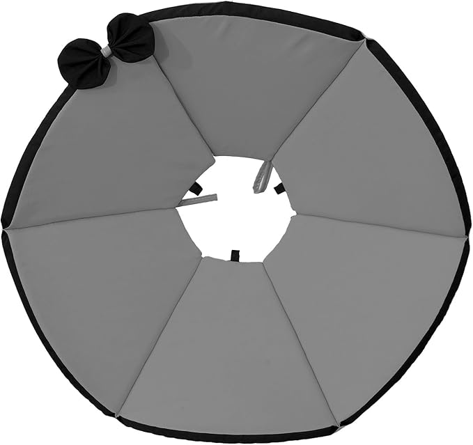 MAXFUT Soft Dog Cone Collar,Foam Cone for Dogs to Stop Licking After Surgery,Non Inflatable Dog Donut Cone (Grey, XS)