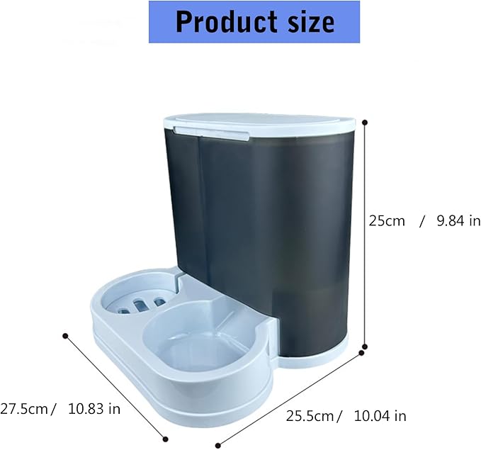Large Capacity Pet Feeders Feeding Bowl Dog Food Bowl Small Dog Food Container Pet Feeders