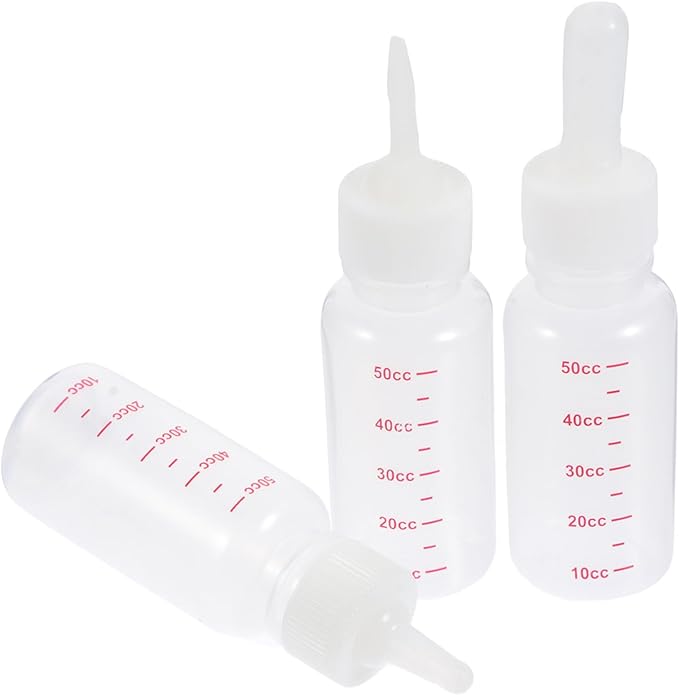Didiseaon Multi-use Kitten Nursing Bottle Lightweight Portable Plastic Feeder Small Milk Bottle
