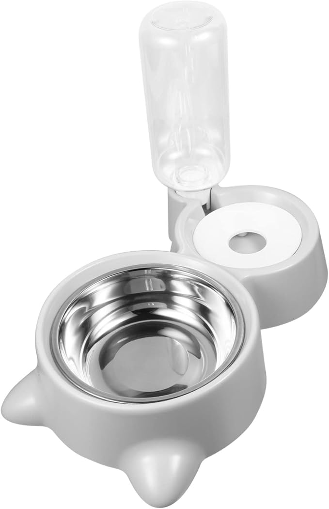 ORFOFE Stainless Steel Dog Bowl Insulated Automatic Water Dispenser Pet Feeder Pet Supplies