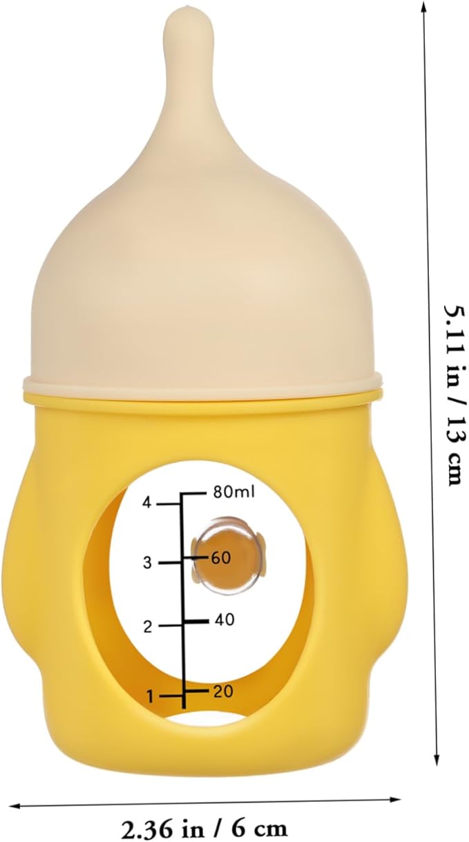 POPETPOP Ergonomic Pet Bottle for Newborn Puppies Kittens Kitten Milk Bottle Feeding