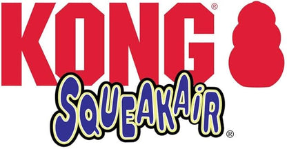 Kong Squeakair Dog Toy Tennis Ball - Medium, x 9
