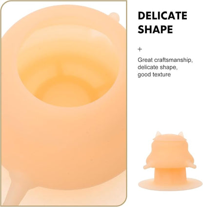 Levemolo Puppy Milk Dispenser Nursing Feeder - Silicone Pet Milk Bowl Feeder with Soft Nipple - Newborn Pet Feeding Station for Cats and Dogs Care