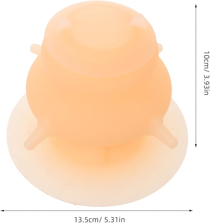 Levemolo Puppy Milk Dispenser Nursing Feeder - Silicone Pet Milk Bowl Feeder with Soft Nipple - Newborn Pet Feeding Station for Cats and Dogs Care