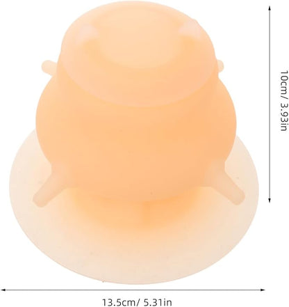 Levemolo Puppy Milk Dispenser Nursing Feeder - Silicone Pet Milk Bowl Feeder with Soft Nipple - Newborn Pet Feeding Station for Cats and Dogs Care